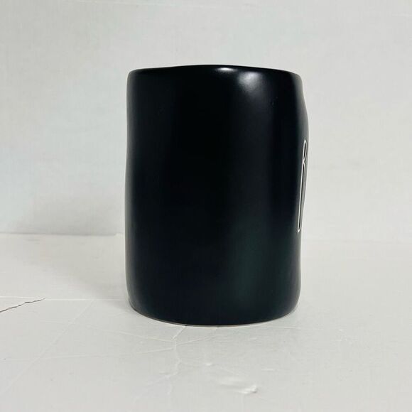 Rae Dunn BOO Mug   Black With White Letters  EUC - Picture 3 of 6